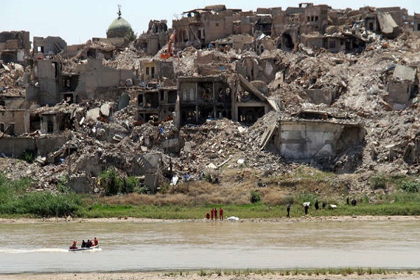 خطر جنازه‌های مدفون برای اهالی موصل