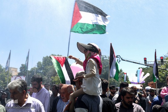 راهپیمایی روز قدس در قزوین