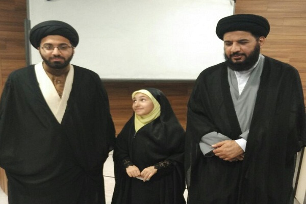 ضحی میوند دیدار «ضحی میوند» با مدیر و قائم مقام جامعةالقرآن الکریم استان قم