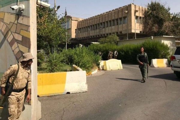 محاصره تروریست&zwnj;ها در طبقه سوم استانداری اربیل