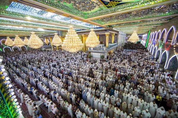 اقامه نماز عید قربان در بینالحرمین + عکس اقامه نماز عید قربان در بینالحرمین + عکس