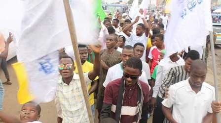 راهپیمایی جوانان محب اهل بیت(ع) در غنا+عکس