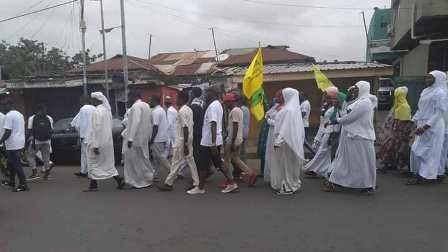 راهپیمایی جوانان محب اهل بیت(ع) در غنا+عکس