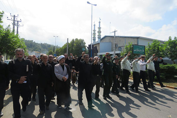 راهپیمایی حمایت از آمران به معروف و ناهیان از منکر در املش + تصاویر