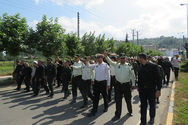 راهپیمایی حمایت از آمران به معروف و ناهیان از منکر در املش + تصاویر