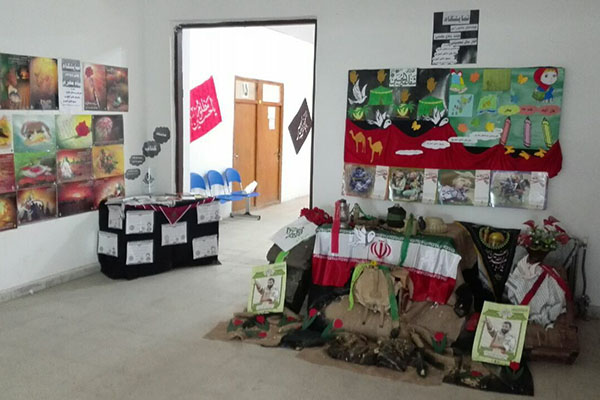 نمایشگاه «نمادهای عاشورایی» در املش + تصاویر