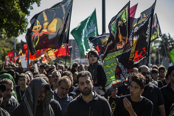 تصاویری از راهپیمایی حسینی در &laquo;دیربورن&raquo; آمریکا