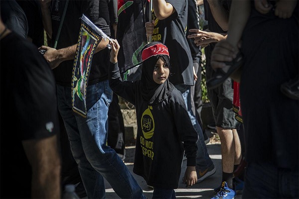 تصاویری از راهپیمایی حسینی در &laquo;دیربورن&raquo; آمریکا