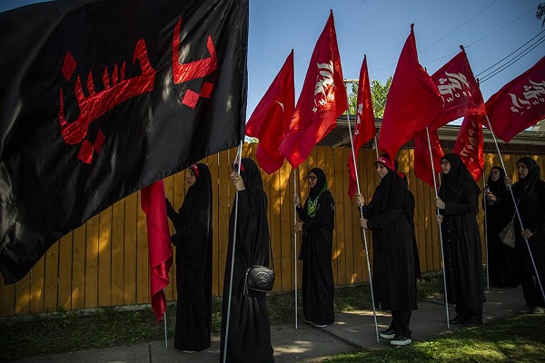 تصاویری از راهپیمایی حسینی در &laquo;دیربورن&raquo; آمریکا