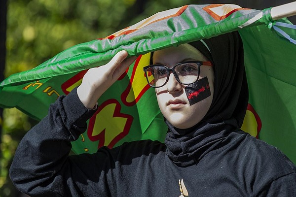 تصاویری از راهپیمایی حسینی در &laquo;دیربورن&raquo; آمریکا