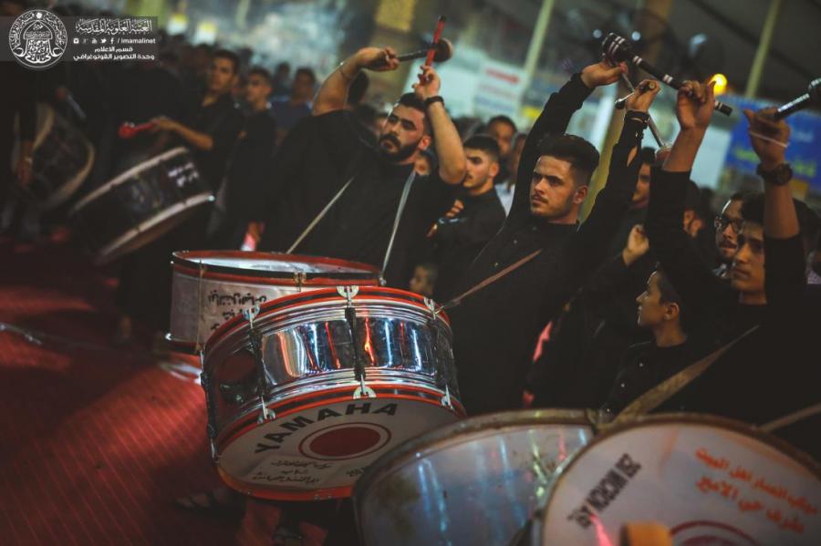 عزاداری شب تاسوعای حسینی در کربلا و نجف + عکس