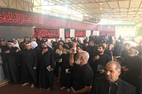 تصاویری از راهپیمایی حسینی قرآنیان بغداد