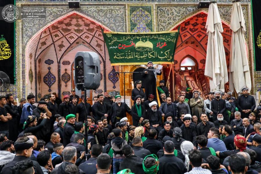 تصاویری از آیین سوگواری رحلت پیامبر(ص) در حرم علوی تصاویری از آیین سوگواری رحلت پیامبر(ص) در حرم علوی