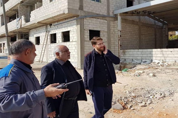 بازدید رئیس ستاد بازسازی عتبات از پروژه‌های سوریه
