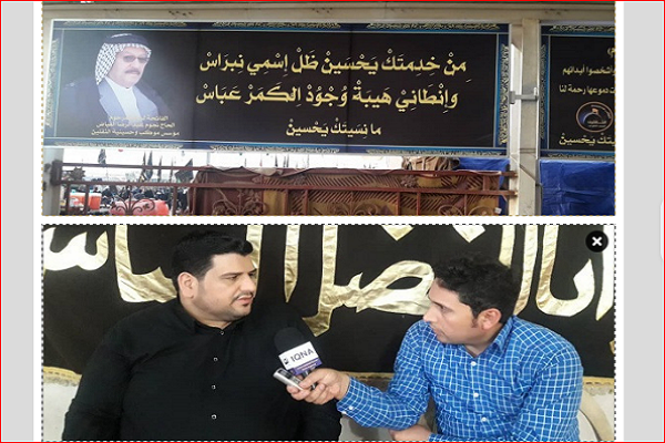 خادم الحسین عراقی از خدمت به زوار می&zwnj;گوید/ روشن نگهداشتن چراغ موکب پس از پدر