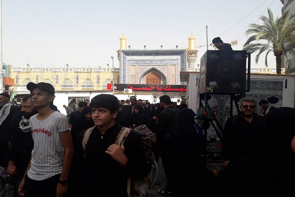 کاظمین و سامرا؛ از آرامش در زیارت تا خودروهای صلواتی + عکس