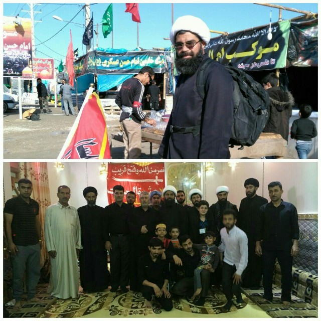 کاروان اساتید و طلاب سیستان در پیاده روی اربعین