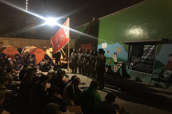 ادامه برنامه&zwnj;های گروه تواشیح محمدرسول&zwnj;الله(ص) در پیاده روی اربعین