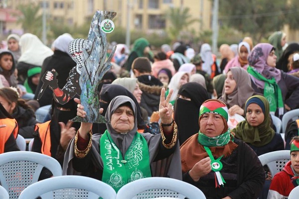 تصاویری از مراسم سالگرد تاسیس جنبش حماس در غزه