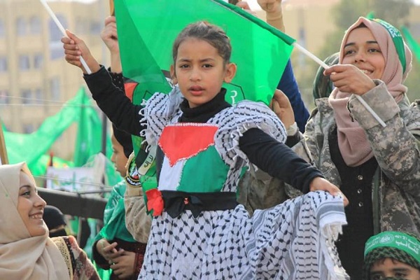 تصاویری از مراسم سالگرد تاسیس جنبش حماس در غزه