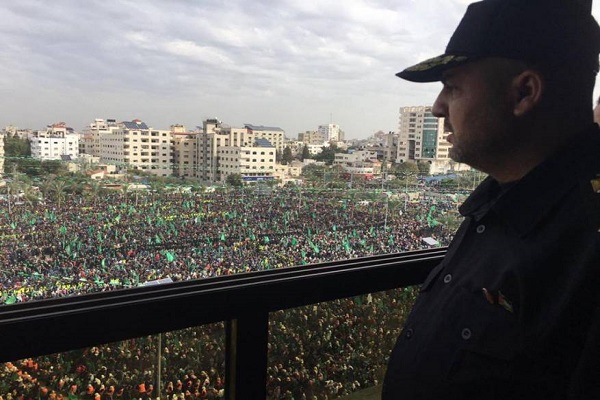 تصاویری از مراسم سالگرد تاسیس جنبش حماس در غزه