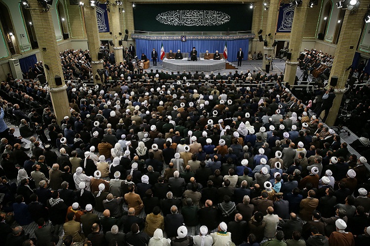 دیدار مسئولان نظام و میهمانان کنفرانس وحدت اسلامى&zwnj; با رهبر انقلاب