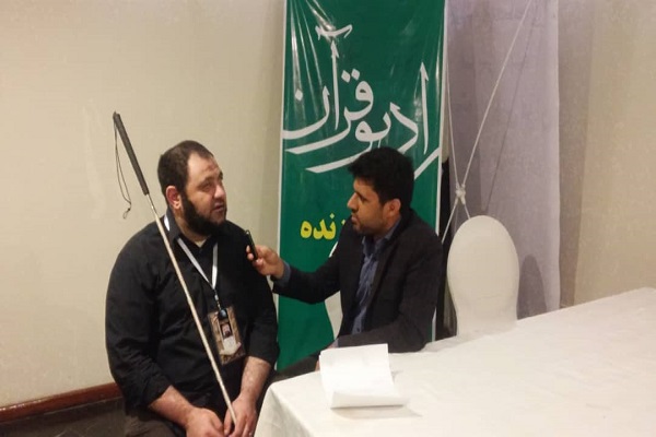 مسابقات قرآنی ویژه روشندلان نشانه اجرای عدالت نسبت آنان