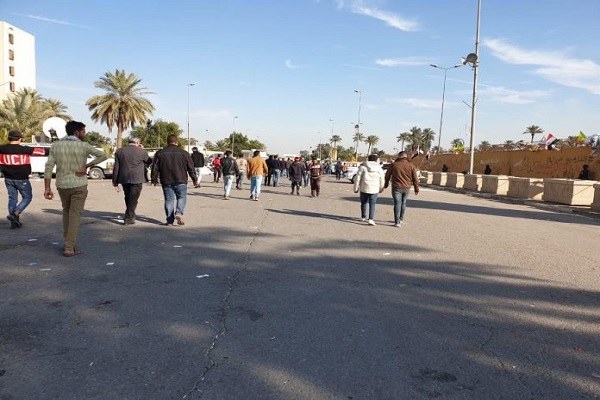 عقب‌نشینی از مقابل سفارت آمریکا بعد از بیانیه حشدالشعبی/ پویش «من عراقی‌ام» برای اخراج آمریکایی‌ها 