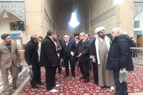 بازدید اعضای ستاد برگزاری مسابقات بین‌المللی قرآن از محل برگزاری مسابقات + عکس