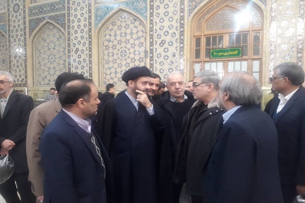 بازدید اعضای ستاد برگزاری مسابقات بین‌المللی قرآن از محل برگزاری مسابقات + عکس