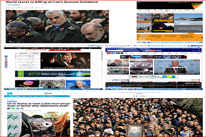 رسانه‌های جهان در دومین روز شهادت سردار مقاومت