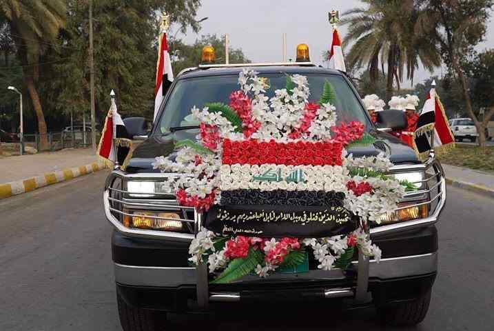 گزارش لحظه به لحظه از مراسم وداع با شهدای مقاومت در عراق گزارش لحظه به لحظه از مراسم وداع با شهدای مقاومت در عراق