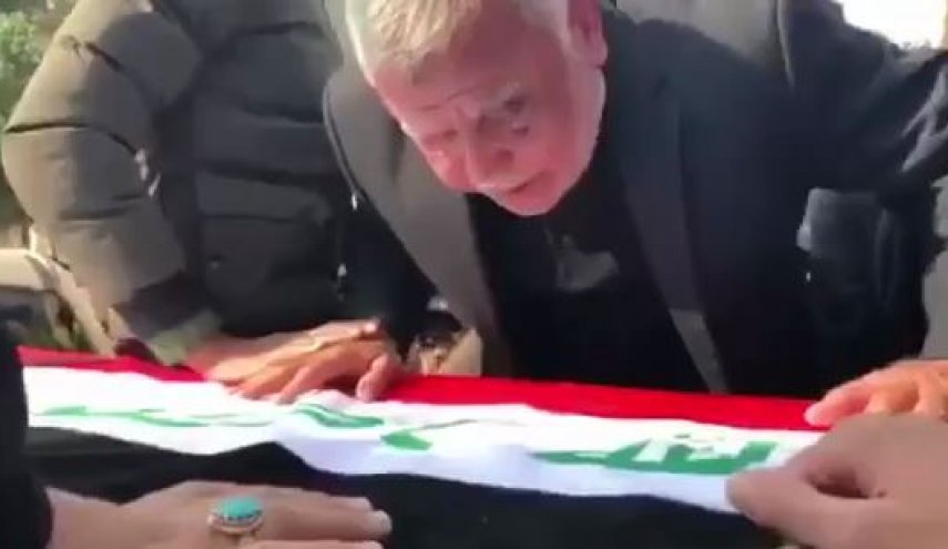 مراسم وداع با سردار دلها و شهدای مقاومت در عراق مراسم وداع با سردار دلها و شهدای مقاومت در عراق