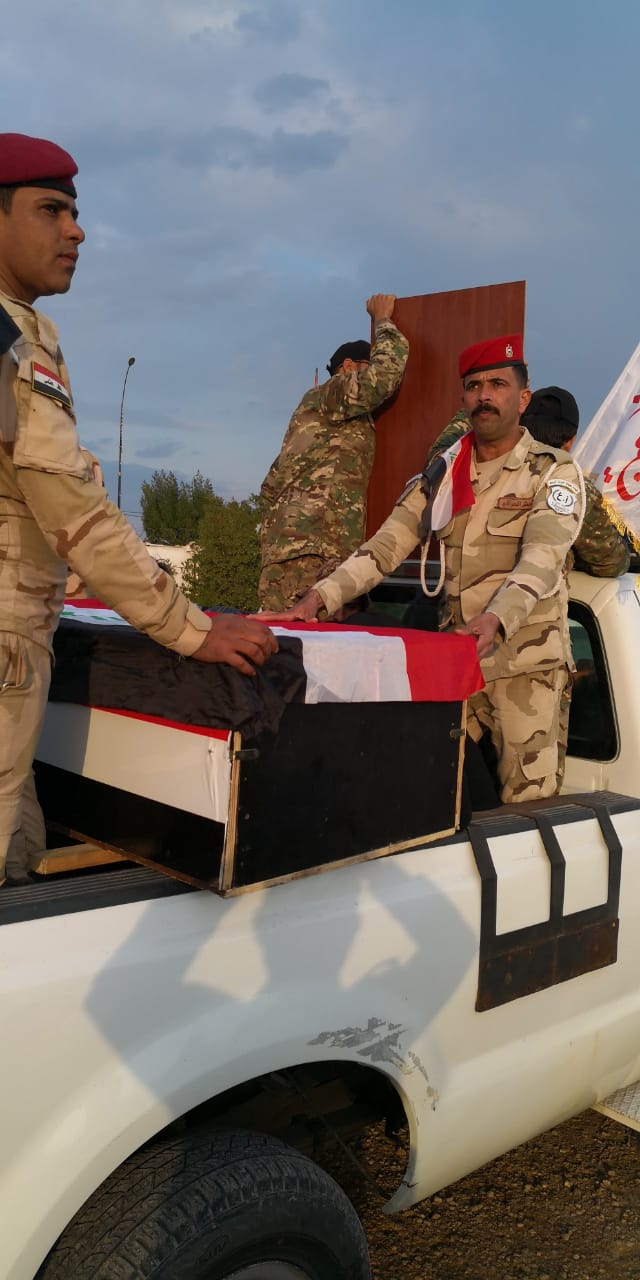 مراسم وداع با سردار دلها و شهدای مقاومت در عراق مراسم وداع با سردار دلها و شهدای مقاومت در عراق