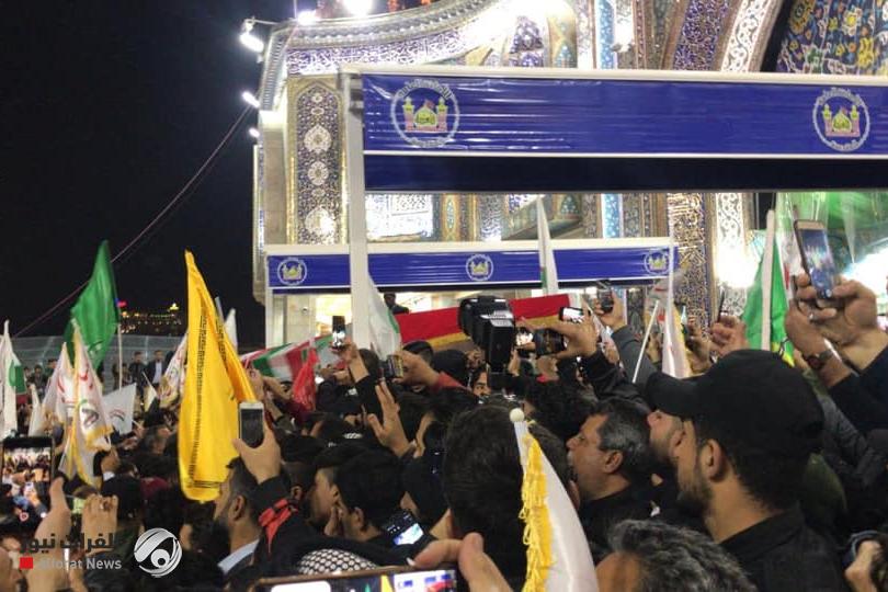 مراسم وداع با سردار دلها و شهدای مقاومت در عراق مراسم وداع با سردار دلها و شهدای مقاومت در عراق