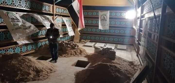 مراسم وداع با سردار دلها و شهدای مقاومت در عراق مراسم وداع با سردار دلها و شهدای مقاومت در عراق