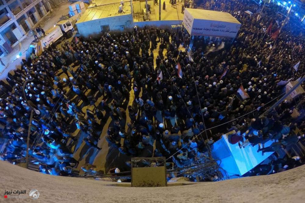 مراسم وداع با سردار دلها و شهدای مقاومت در عراق مراسم وداع با سردار دلها و شهدای مقاومت در عراق