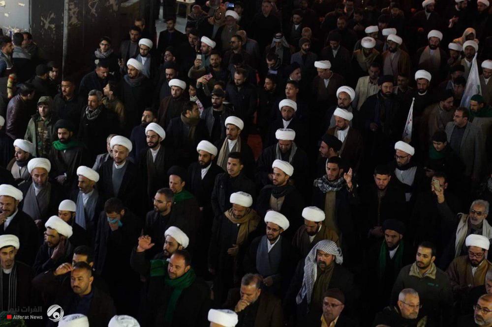 مراسم وداع با سردار دلها و شهدای مقاومت در عراق مراسم وداع با سردار دلها و شهدای مقاومت در عراق