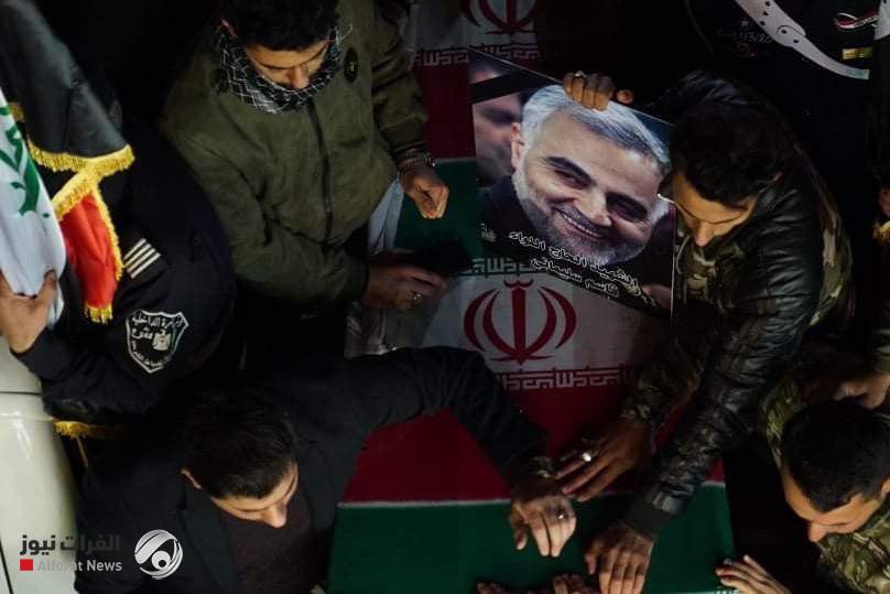 مراسم وداع با سردار دلها و شهدای مقاومت در عراق مراسم وداع با سردار دلها و شهدای مقاومت در عراق