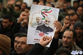 مراسم بزرگداشت سردار سلیمانی در امامزادگان باقریه بیرجند