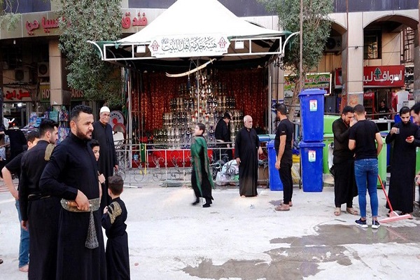 آتش زدن هیئت موکب‌های حسینی(ع) در کربلا 