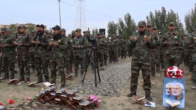 محفل قرآنی حشد الشعبی در صلاحالدین برای شهدای مقاومت+عکس محفل قرآنی حشد الشعبی در صلاحالدین برای شهدای مقاومت+عکس