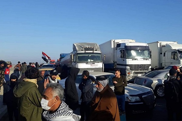 بسته شدن آزادراه بین‌المللی بغداد - بصره/ حضور گسترده نیروهای امنیتی در کربلا/ بسته شدن راه‌های منتهی به مرز مهران 