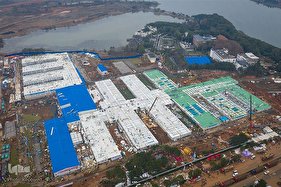 تکمیل شدن بیمارستان هزار تختخوابی چین