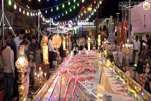 خیل عظیم زائران در کربلا در شب ولادت امام زمان(عج) + عکس