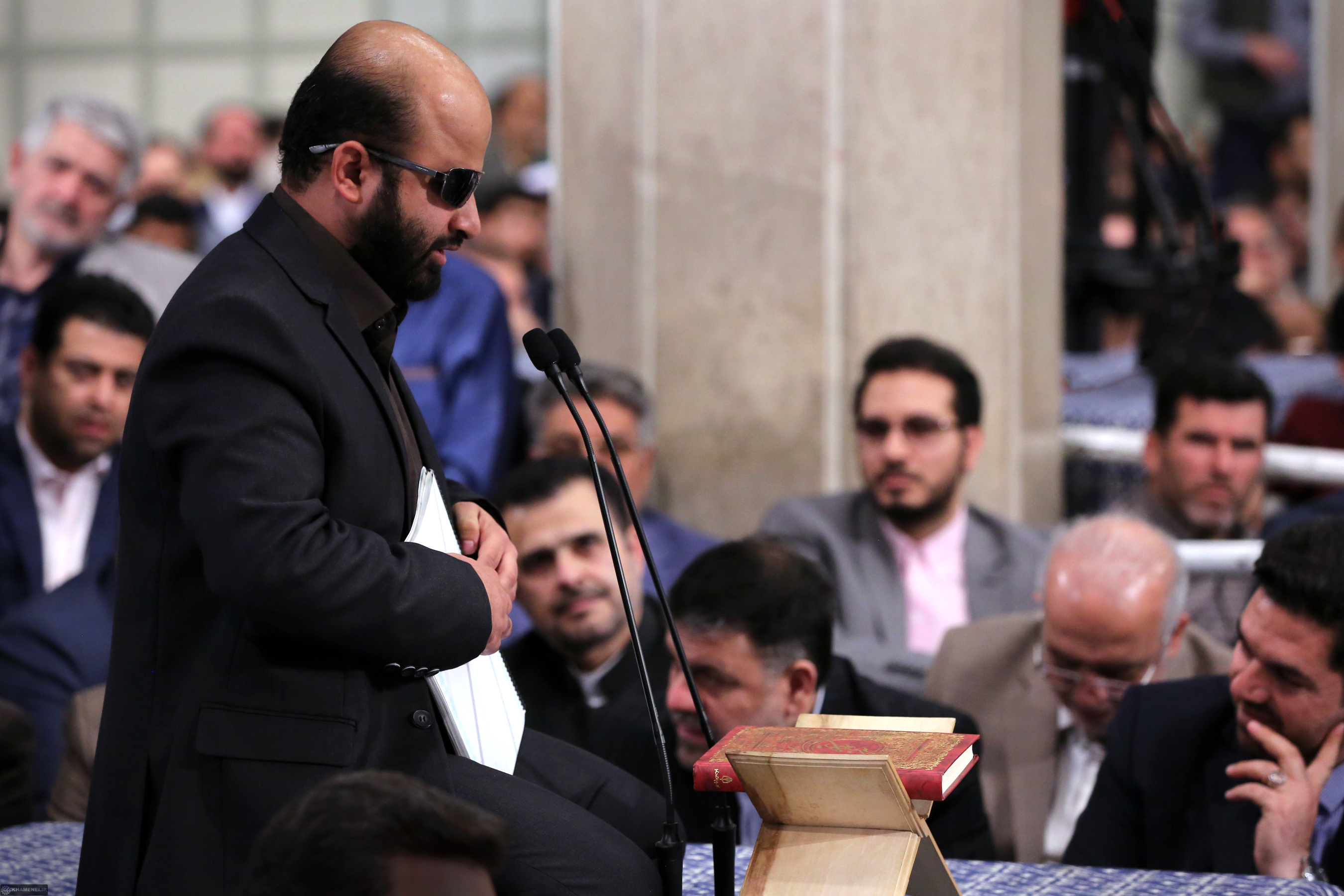 صوت خوش تالیان قرآن در محضر رهبر انقلاب/ مساجد را در طول سال پایگاه قرآن قرار دهید