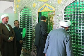 حرم امامزاده سیدعباس(ع) بجنورد غبارروبی شد