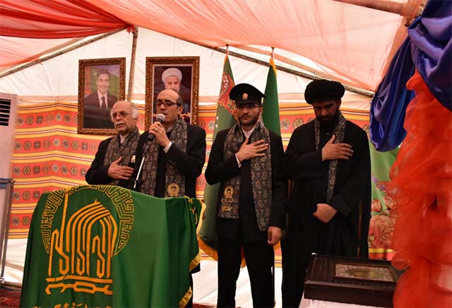 خانه امام رضا(ع) در مرو رنگ ارادت گرفت + عکس