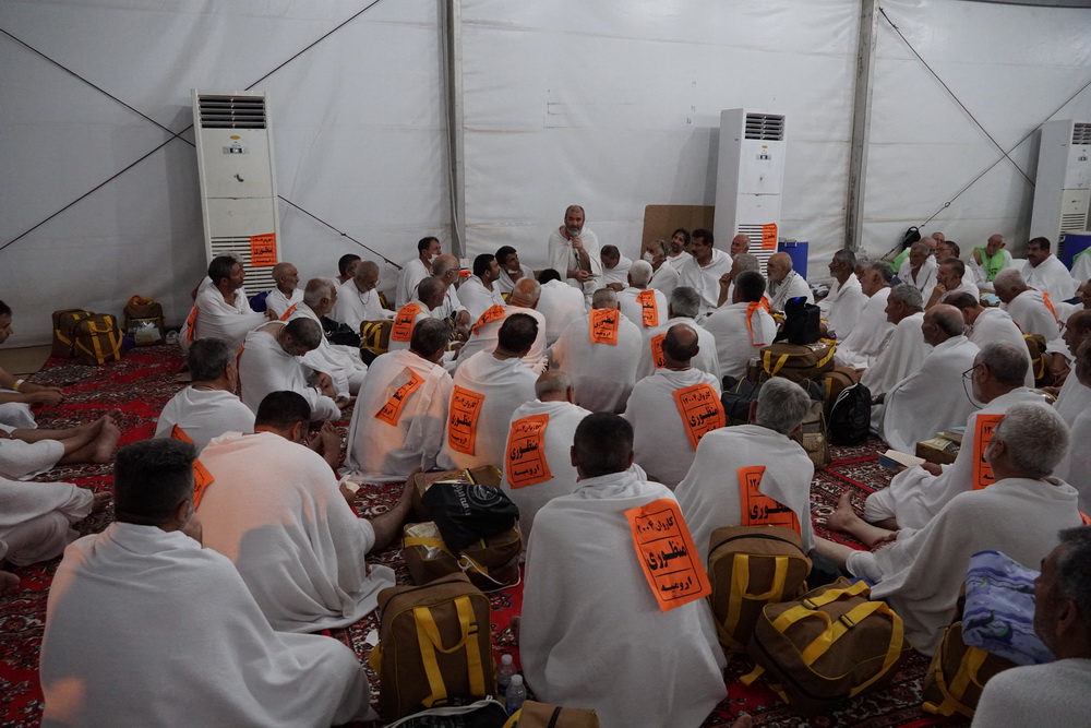 حضور سرپرست حجاج ایرانی در سرزمین عرفات