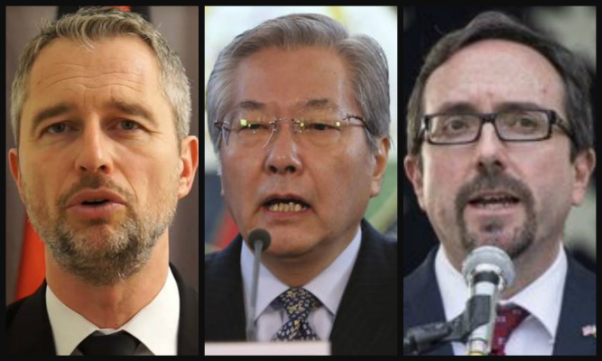 اظهارات سفرای کانادا، آمریکا و فرانسه درباره صلح افغانستان